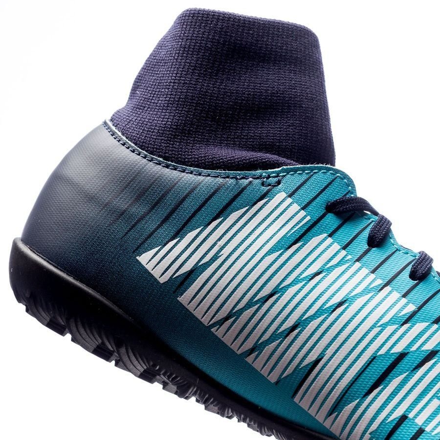 Nike Jr Mercurialx Victory VI DF Kid's TF Turt Soccer Cleats - Ice-Obsidian/White/Gamma Blue - Best Buy Soccer