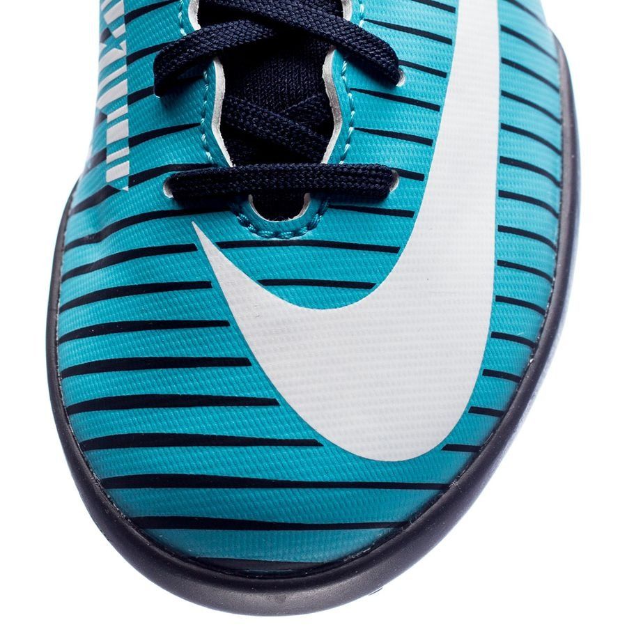 Nike Jr Mercurialx Victory VI DF Kid's TF Turt Soccer Cleats - Ice-Obsidian/White/Gamma Blue - Best Buy Soccer