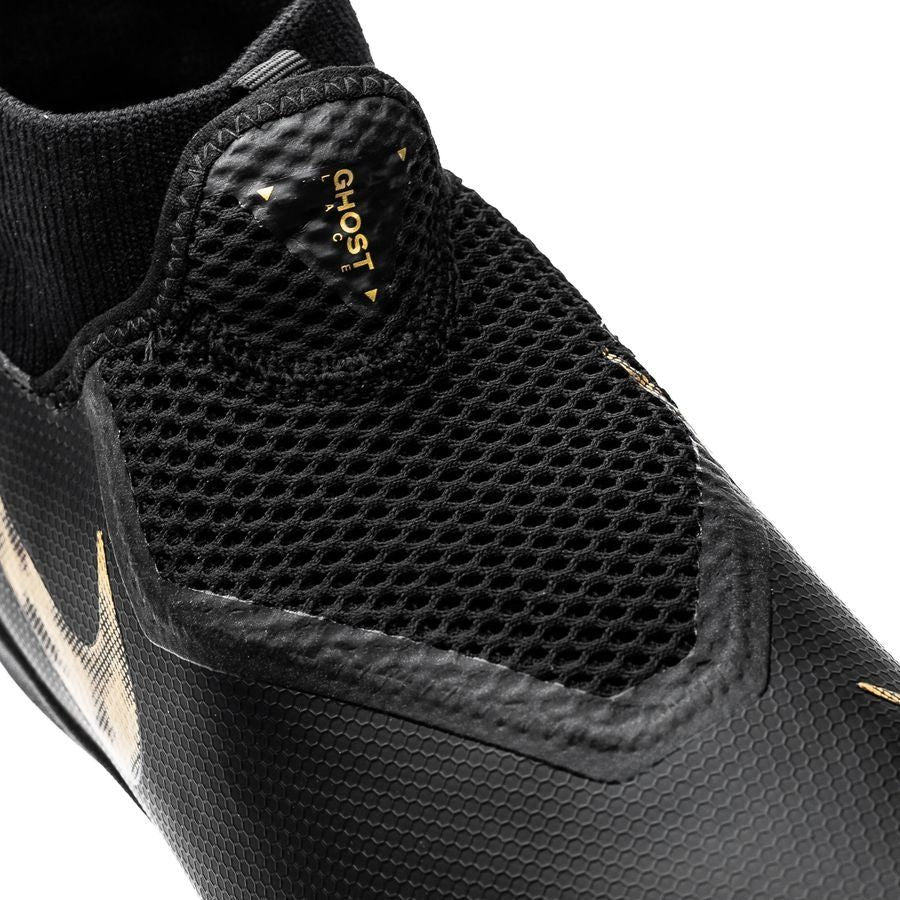Nike JR Phantom Vision Academy TF Turf Soccer Cleats - Black/Gold - Best Buy Soccer