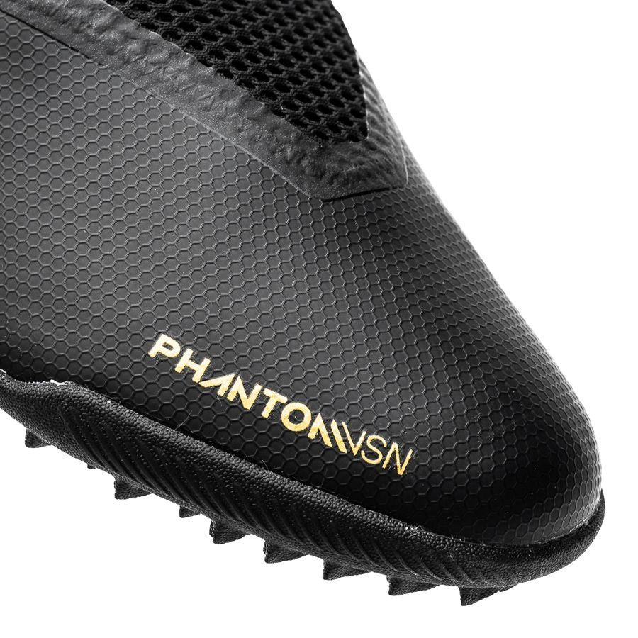 Nike JR Phantom Vision Academy TF Turf Soccer Cleats - Black/Gold - Best Buy Soccer