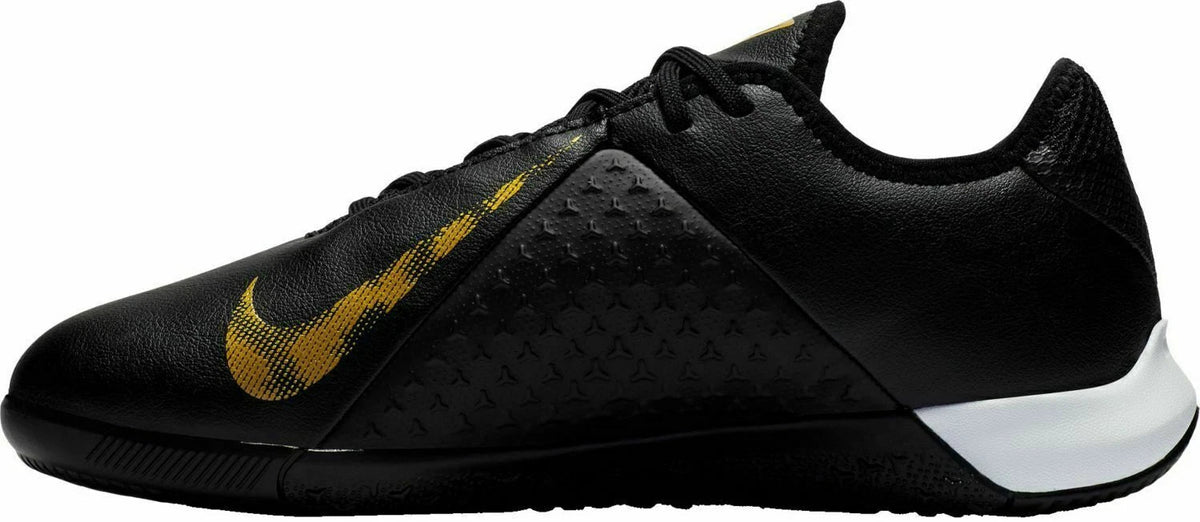 Nike JR Phantom Vision Academy TF Turf Soccer Cleats - Black/Gold - Best Buy Soccer