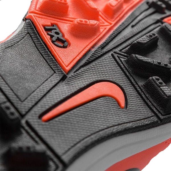 Nike Jr T90 Shoot IV TF Turf Soccer Cleats - Bright Mango/Black/Total Crimson - Best Buy Soccer