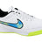 Nike JR Tiempo Genio Leather IC Youth Soccer Shoes - White/Soar/Volt - Best Buy Soccer