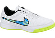 Nike JR Tiempo Genio Leather IC Youth Soccer Shoes - White/Soar/Volt - Best Buy Soccer