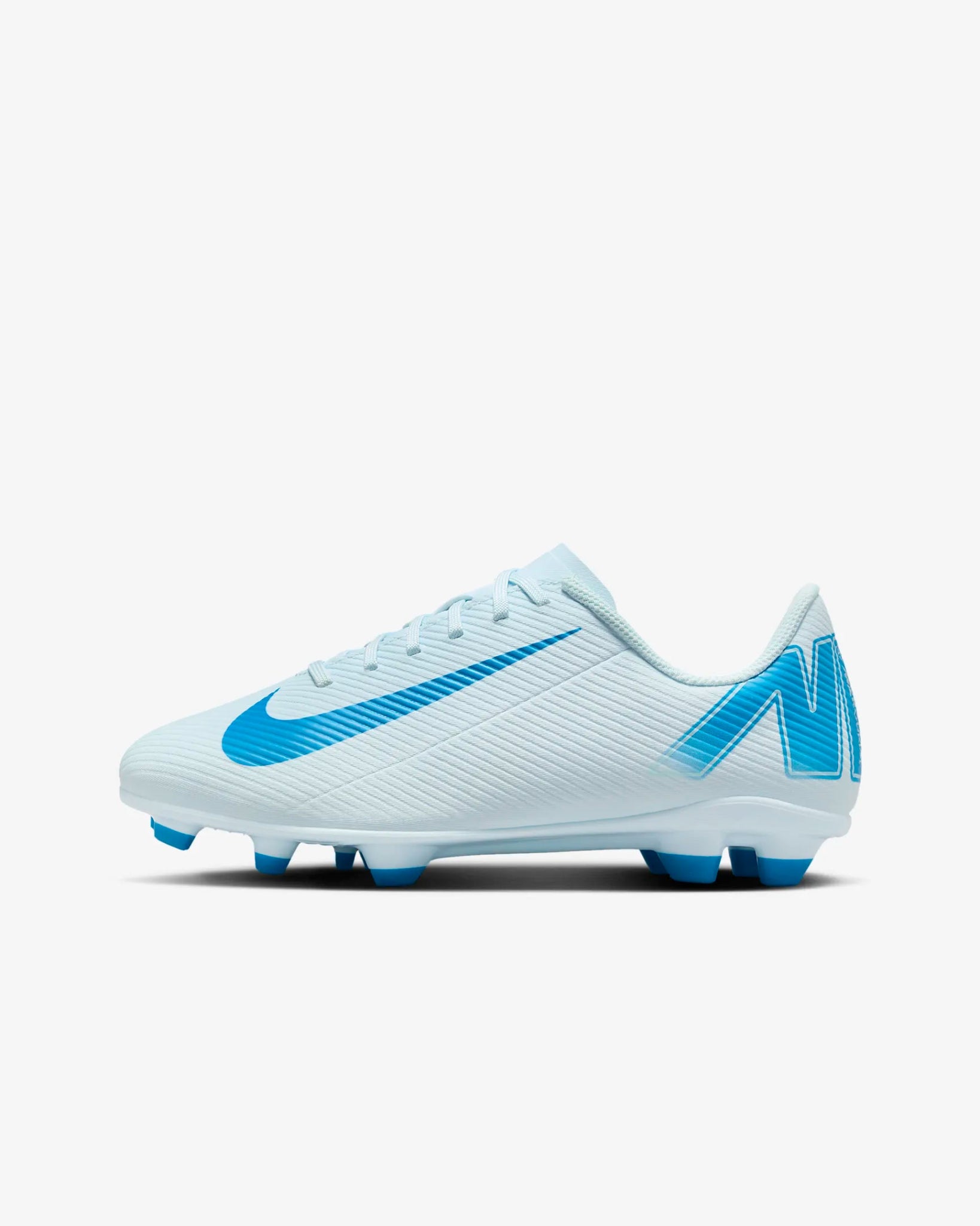 Nike Jr Vapor 16 Club FG Firm Ground Soccer Cleats Glacier Blue/Blue Orbit - Best Buy Soccer