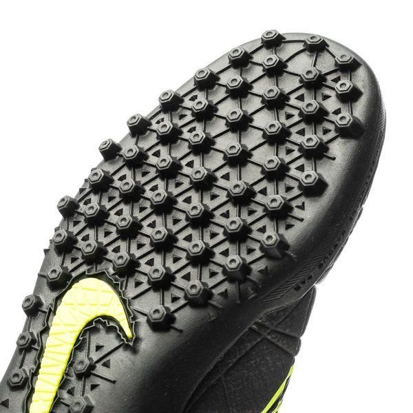 Nike Junior HyperVenom Phelon II TF Tuft Soccer Cleats - Black/Volt - Best Buy Soccer