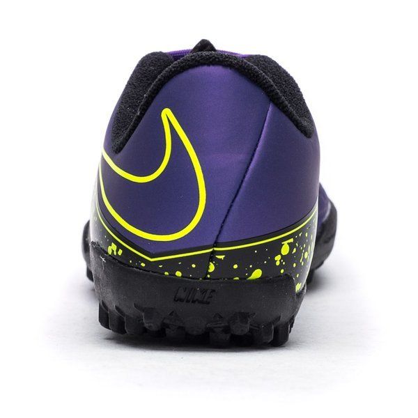Nike Junior HyperVenom Phelon II TF Tuft Soccer Cleats - Hyper Grape/Black/Volt - Best Buy Soccer
