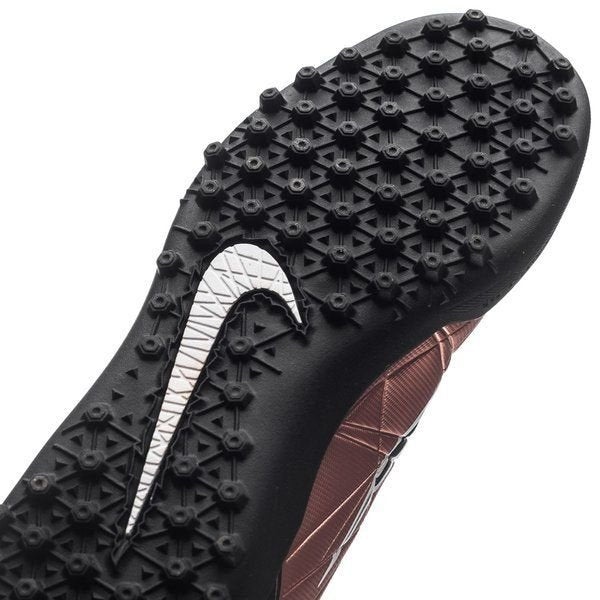 Nike Junior HyperVenom Phelon II TF Tuft Soccer Cleats - Metallic Bronce/Black/Green - Best Buy Soccer