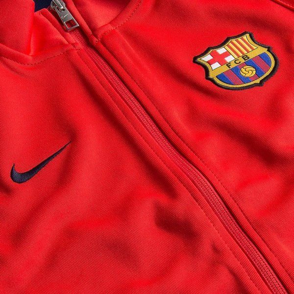 Nike Kid's Barcelona Authentic Top N98 Jacket Crimson/Loyal Blue - Best Buy Soccer