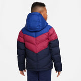 Nike Kid's FC Barcelona Sportswear Winter Jacket Deep Royal Blue/Noble Red/Varsity Maize - Best Buy Soccer