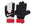 Nike Kid's Jr Grip Goalkeeper Gloves Black/White/Red