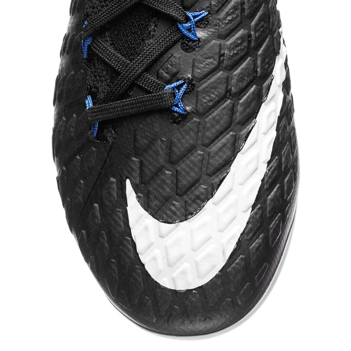 Nike Kids' Jr. Hypervenom Phantom III Dynamic Fit (FG) Firm Ground Soccer Cleats - Black/White/Royal - Best Buy Soccer