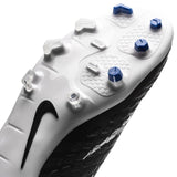 Nike Kids' Jr. Hypervenom Phantom III Dynamic Fit (FG) Firm Ground Soccer Cleats - Black/White/Royal - Best Buy Soccer