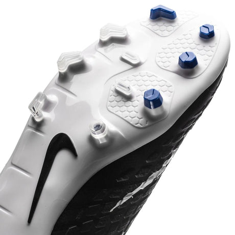 Nike Kids' Jr. Hypervenom Phantom III Dynamic Fit (FG) Firm Ground Soccer Cleats - Black/White/Royal - Best Buy Soccer