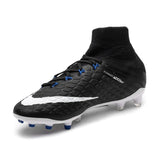 Nike Kids' Jr. Hypervenom Phantom III Dynamic Fit (FG) Firm Ground Soccer Cleats - Black/White/Royal - Best Buy Soccer
