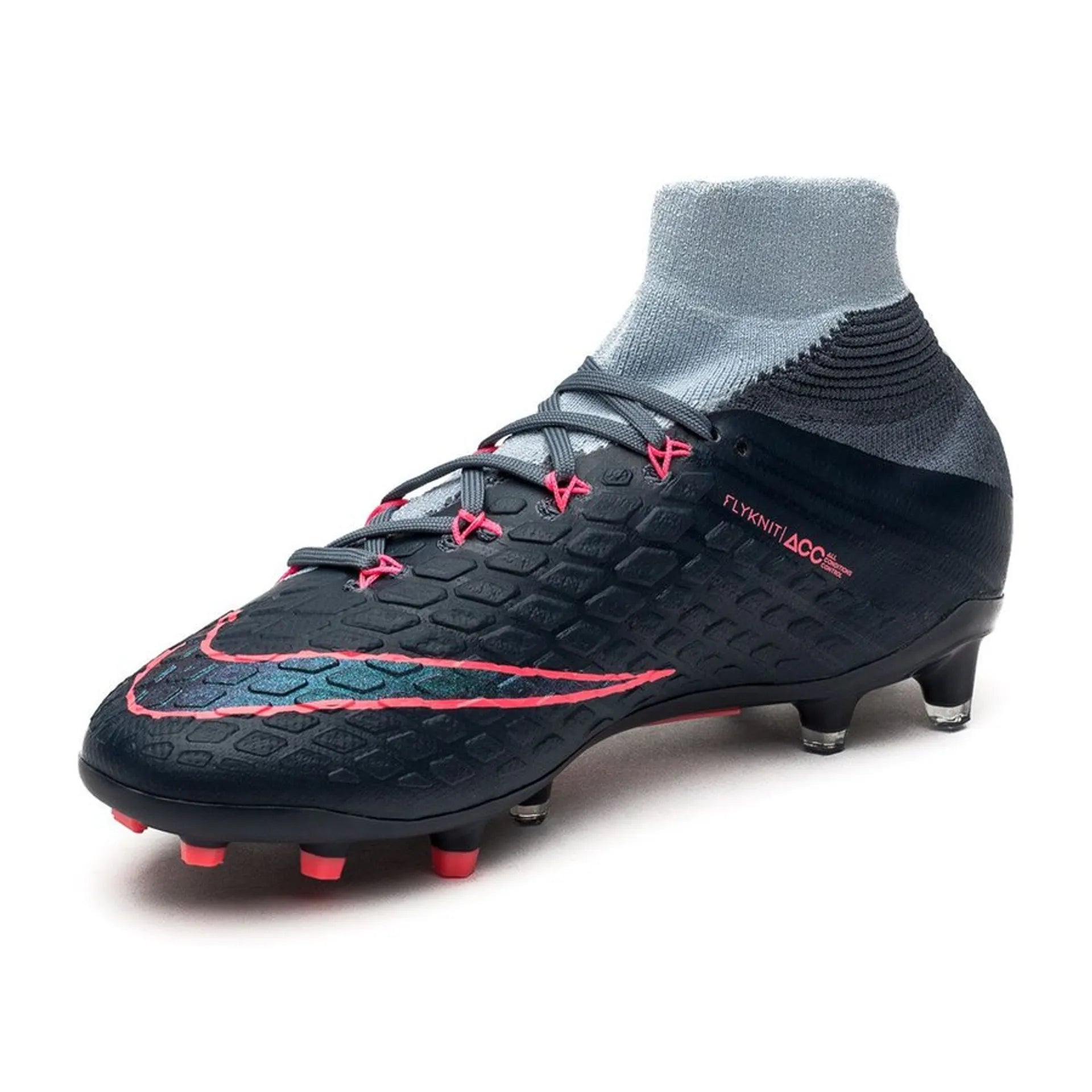 Nike Kids' Jr. Hypervenom Phantom III Dynamic Fit (FG) Firm Ground Soccer Cleats - Blue - Best Buy Soccer