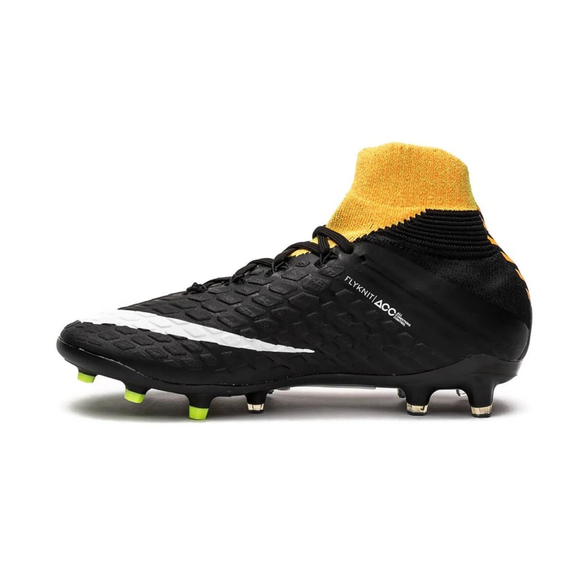 Nike Kids' Jr. Hypervenom Phantom III Dynamic Fit (FG) Firm Ground Soccer Cleats - Laser Orange/Black/White/Volt - Best Buy Soccer