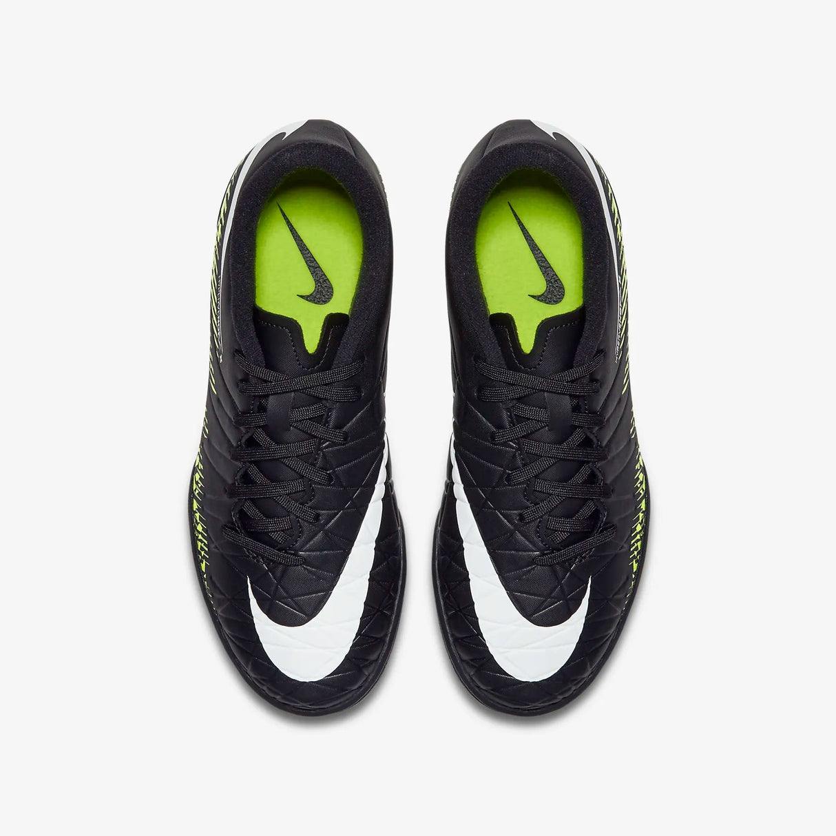 Nike Kid's Jr HyperVenom Phelon II TF Turf Boots Black/White/Volt - Best Buy Soccer