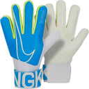 Nike Kid's Jr Match Goalkeeper Gloves Blue/White/Volt - Best Buy Soccer