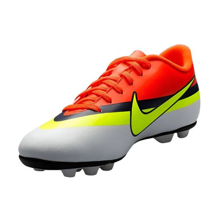 Nike Kid's JR Mercurial Vortex CR7 FG White/Crimson/Volt - Best Buy Soccer