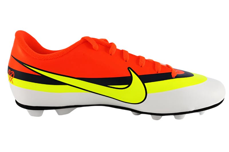 Nike Kid's JR Mercurial Vortex CR7 FG White/Crimson/Volt - Best Buy Soccer