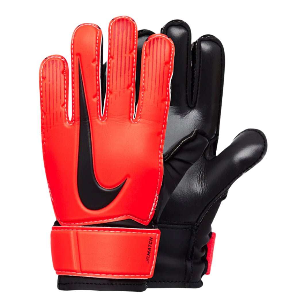 Nike Kid's Junior Match Goalkeeper Gloves Bright Crimson/Black/Silver - Best Buy Soccer
