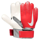 Nike Kid's Junior Match Goalkeeper Gloves Crimson/Grey/Pure Platinum - Best Buy Soccer