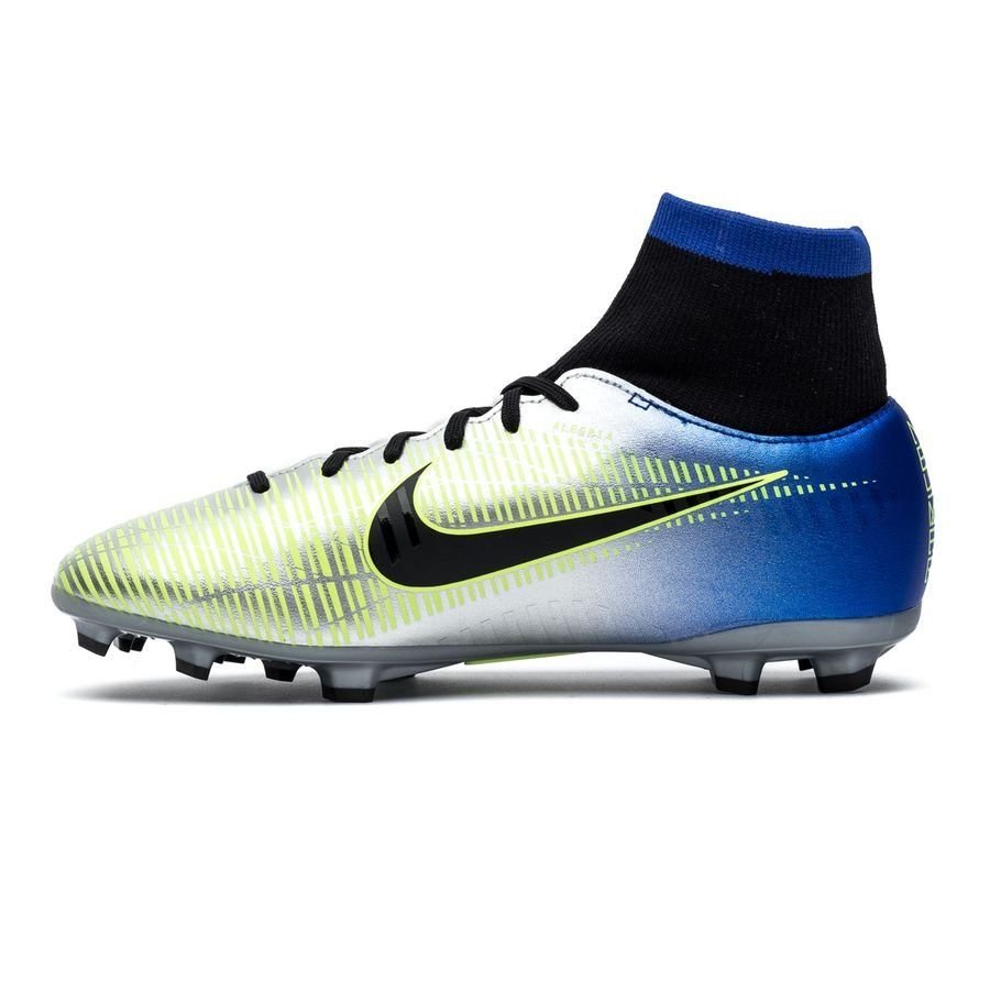 Nike Kids' Neymar Jr. Mercurial Victory VI Dynamic Fit (FG) Firm - Ground Football Boot Racer Blue/Black/Volt - Best Buy Soccer