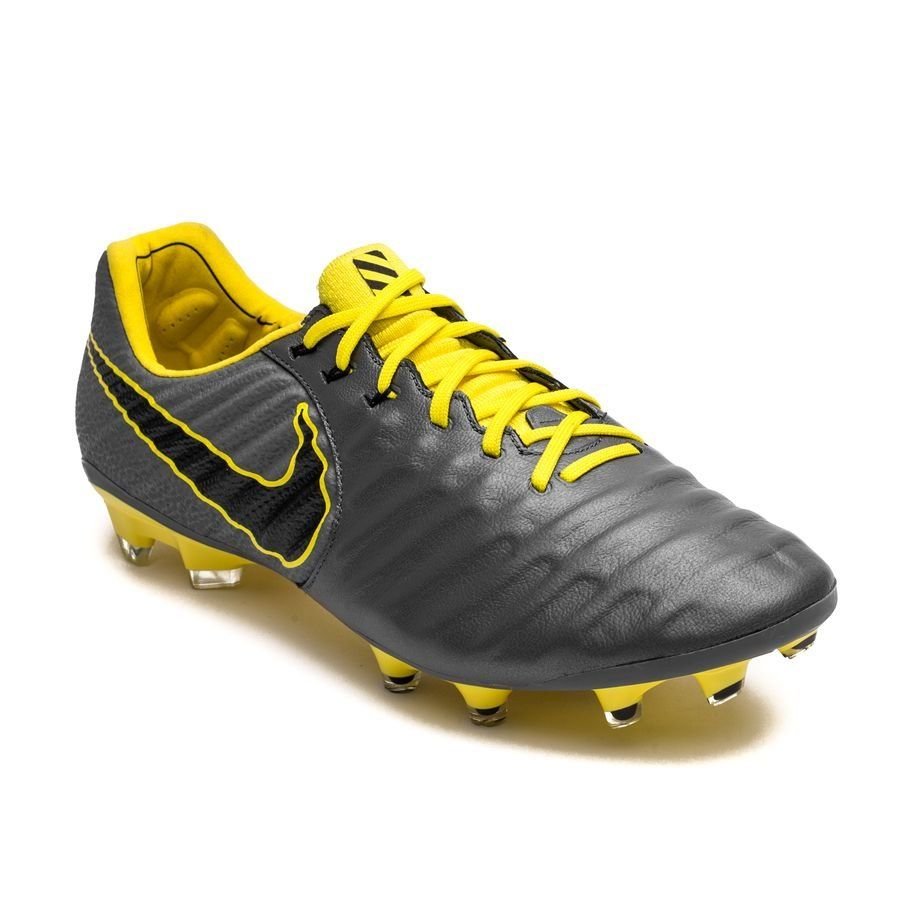 Nike Legend 7 Elite FG Firm Ground Soccer Cleats - Dark Grey/Black/Yellow - Best Buy Soccer