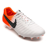 Nike Legend 7 Elite FG Firm Ground Soccer Cleats - White/Black/Crimson - Best Buy Soccer