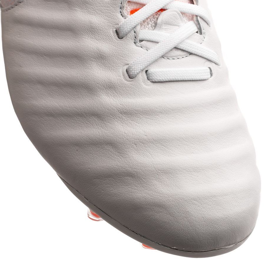 Nike Legend 7 Elite FG Firm Ground Soccer Cleats - White/Black/Crimson - Best Buy Soccer