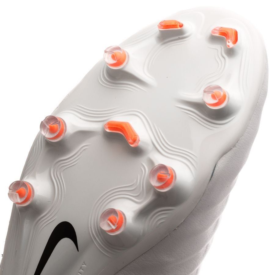 Nike Legend 7 Elite FG Firm Ground Soccer Cleats - White/Black/Crimson - Best Buy Soccer