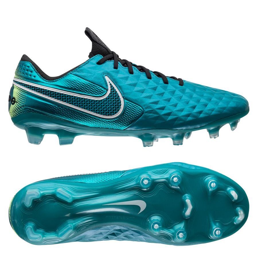 Nike Legend 8 Elite FG Firm Ground Soccer Cleats - Aquamarine/White/Lime Glow - Best Buy Soccer