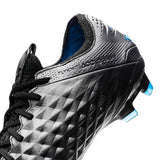 Nike Legend 8 Elite FG Firm Ground Soccer Cleats - Black/Blue Hero - Best Buy Soccer
