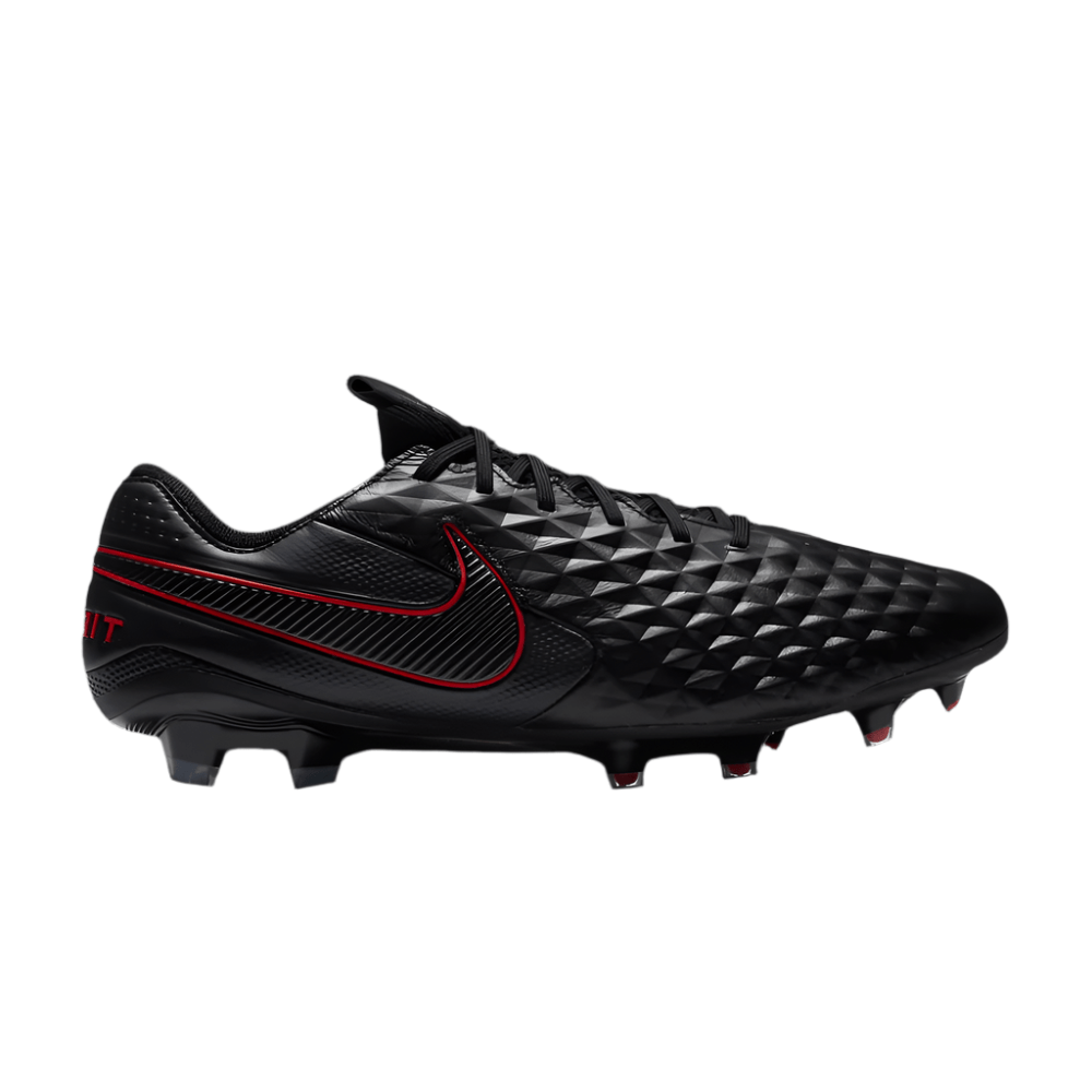 Nike Legend 8 Elite FG Firm Ground Soccer Cleats - Black/Grey/Red - Best Buy Soccer