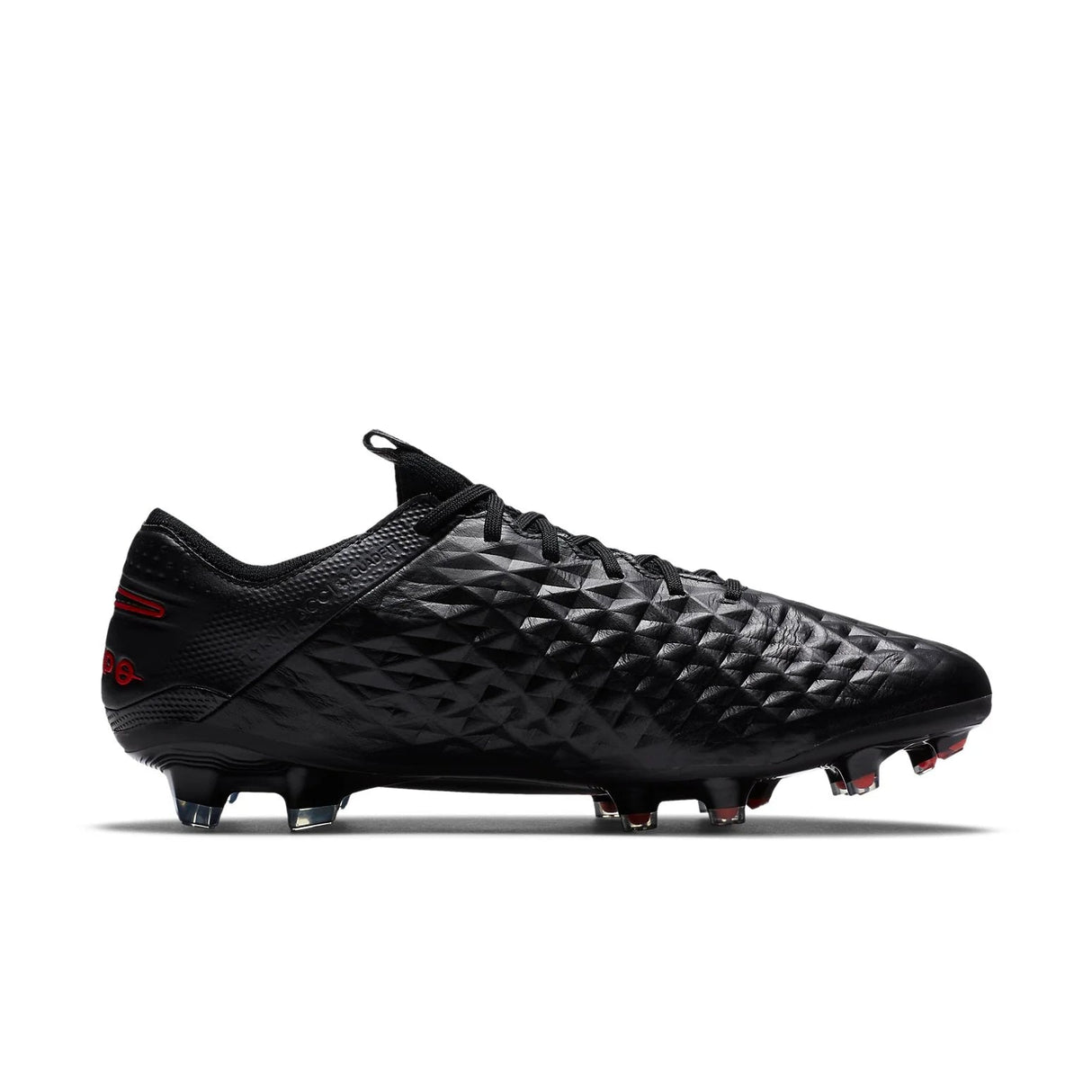 Nike Legend 8 Elite FG Firm Ground Soccer Cleats - Black/Grey/Red - Best Buy Soccer
