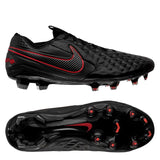 Nike Legend 8 Elite FG Firm Ground Soccer Cleats - Black/Grey/Red - Best Buy Soccer