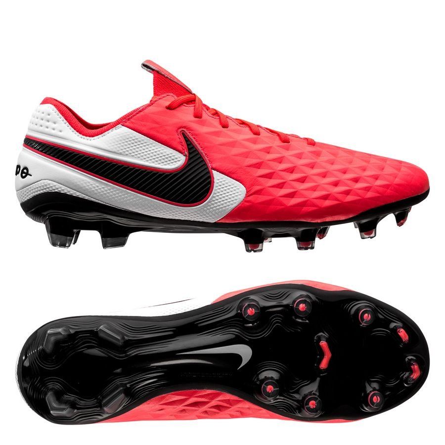 Nike Legend 8 Elite FG Firm Ground Soccer Cleats - Crimson/Black/White - Best Buy Soccer
