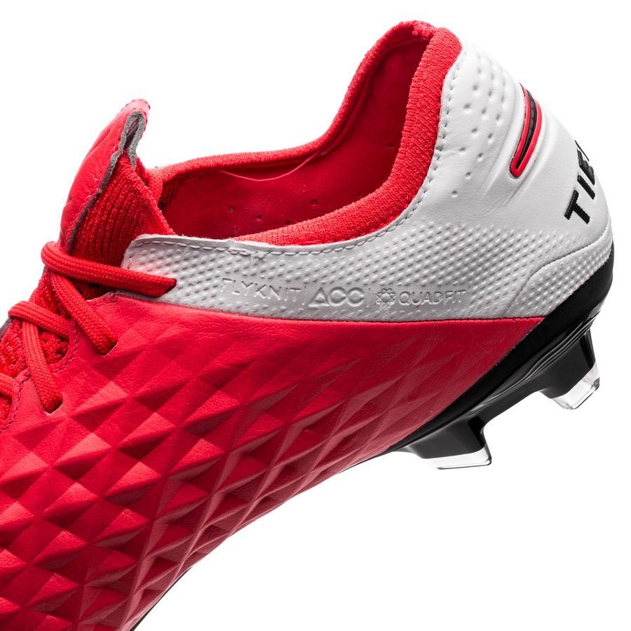 Nike Legend 8 Elite FG Firm Ground Soccer Cleats - Crimson/Black/White - Best Buy Soccer