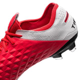 Nike Legend 8 Elite FG Firm Ground Soccer Cleats - Crimson/Black/White - Best Buy Soccer