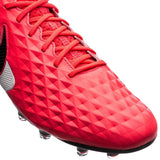 Nike Legend 8 Elite FG Firm Ground Soccer Cleats - Crimson/Black/White - Best Buy Soccer