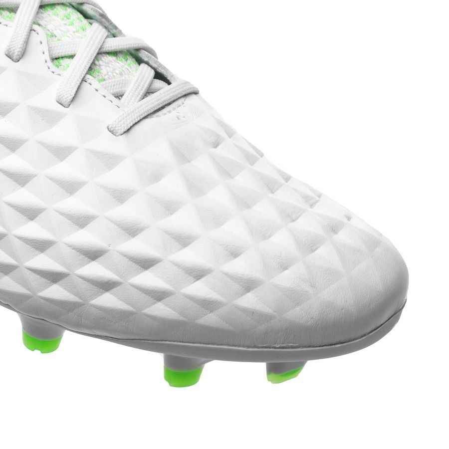 Nike Legend 8 Elite FG Firm Ground Soccer Cleats - Platinum Tint/Green - Best Buy Soccer