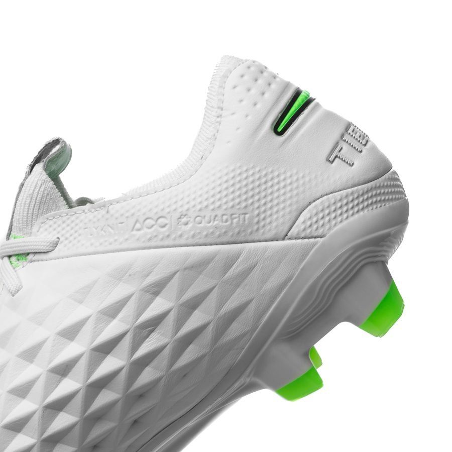 Nike Legend 8 Elite FG Firm Ground Soccer Cleats - Platinum Tint/Green - Best Buy Soccer