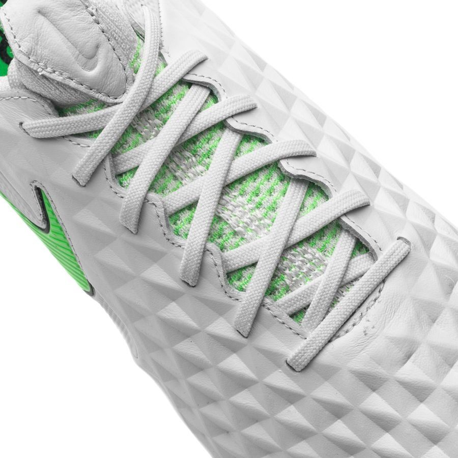 Nike Legend 8 Elite FG Firm Ground Soccer Cleats - Platinum Tint/Green - Best Buy Soccer