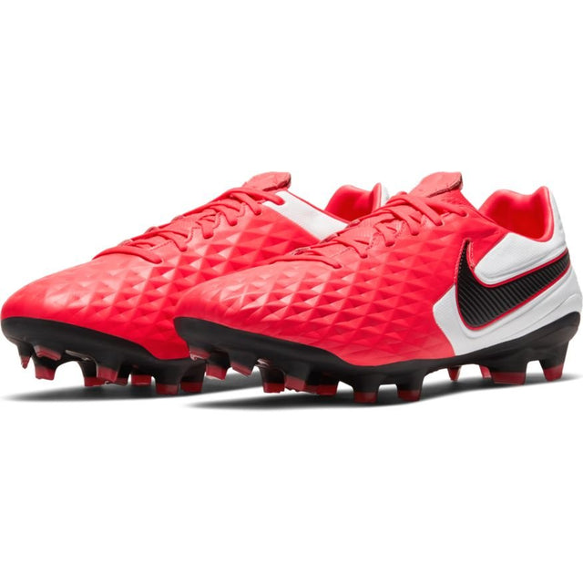 Nike Legend 8 Pro FG Crimson/Silv - Best Buy Soccer