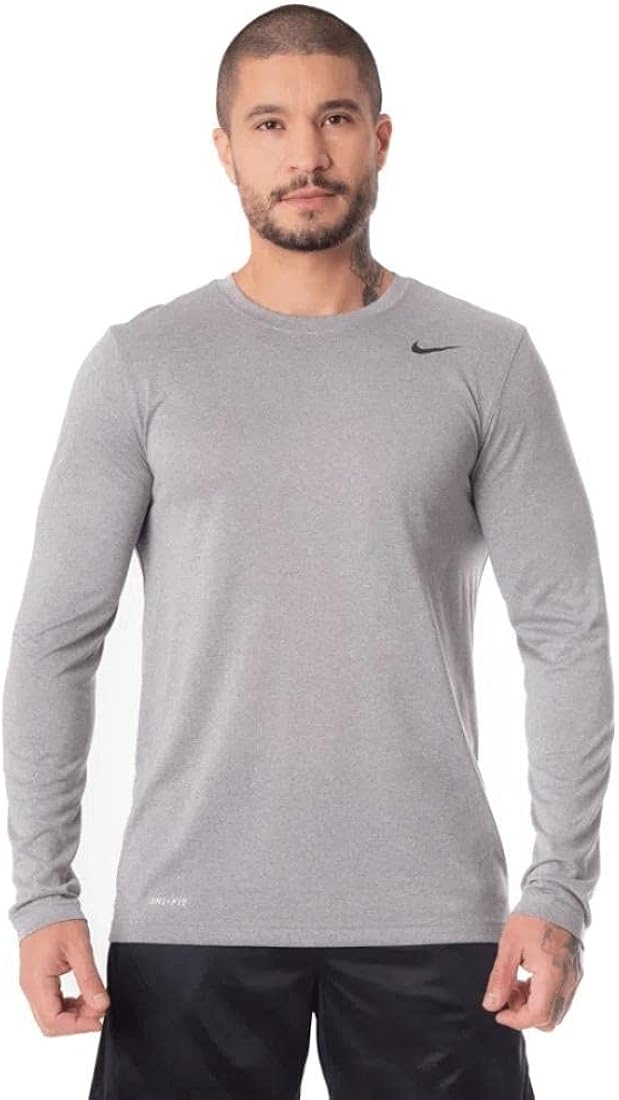 Nike M Dry Tee LS Black/Silver - Best Buy Soccer