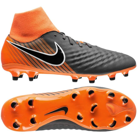 Nike Magista Obra 2 Academy DF FG Firm Ground Soccer Cleats - Dark Grey/Black/Total Orange - Best Buy Soccer
