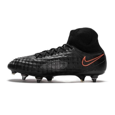 Nike Magista Obra II SG - Pro Soft Ground Soccer Cleats - Black/Total Crimson - Best Buy Soccer