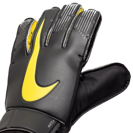 Nike Match Goalkeeper Gloves Anthracite/Black/Yellow - Best Buy Soccer