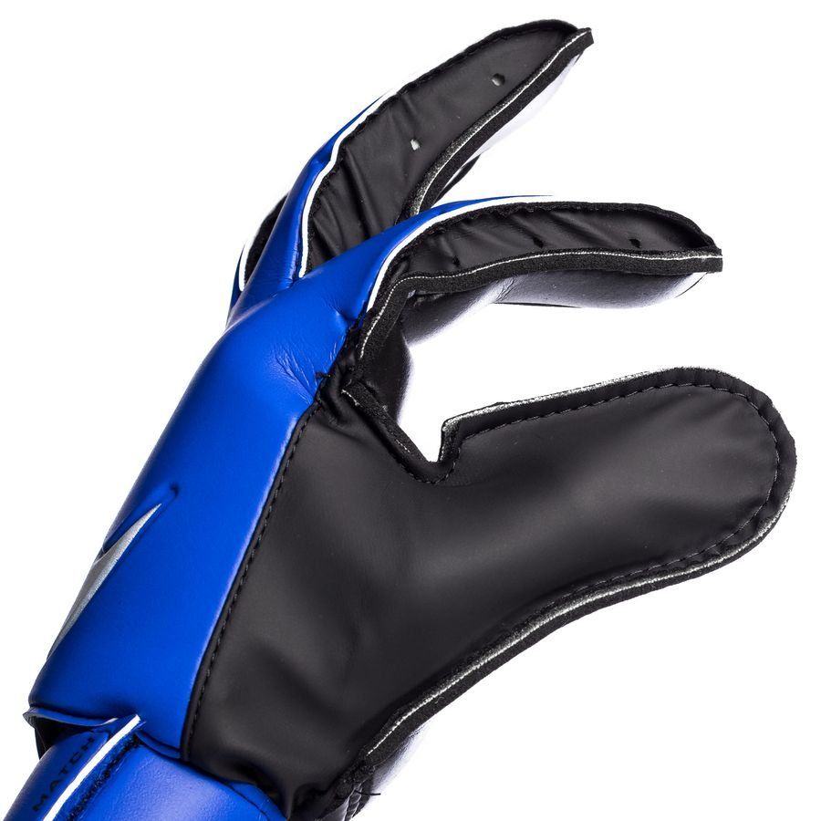 Nike Match Goalkeeper Gloves Racer Blue/Black/Silver - Best Buy Soccer